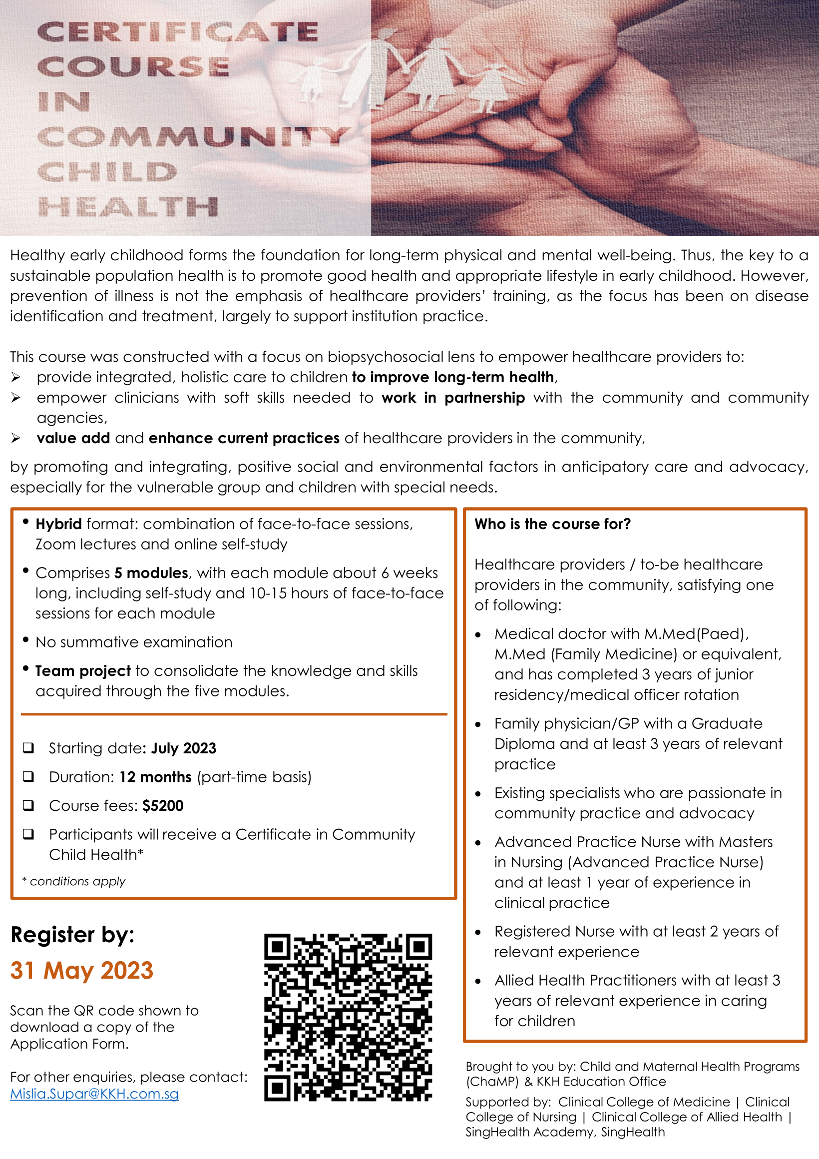 Certificate Course in Community Child Health